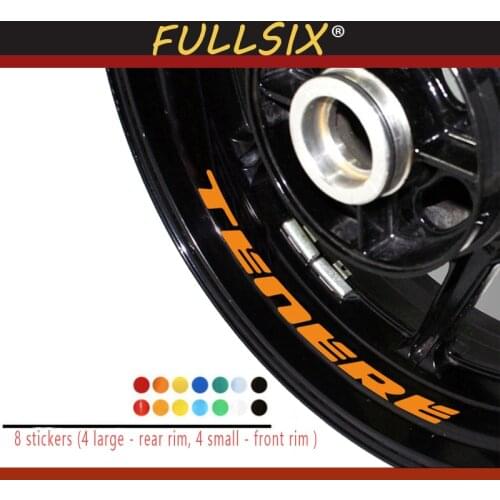 Motorcycle Styling Wheel Hub Tire Sticker Car Accessories Decorative logo Decal For YAMAHA TENERE 250 660 700 1200