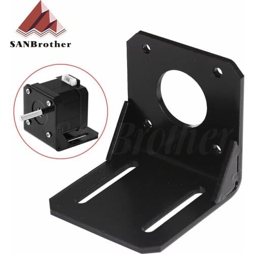 NEMA 17 Steppr Motor Accessories Bracket Support Mounting L Type Bracket Mount 42 Stepping Stepper Motor Nema17 Motor Holder