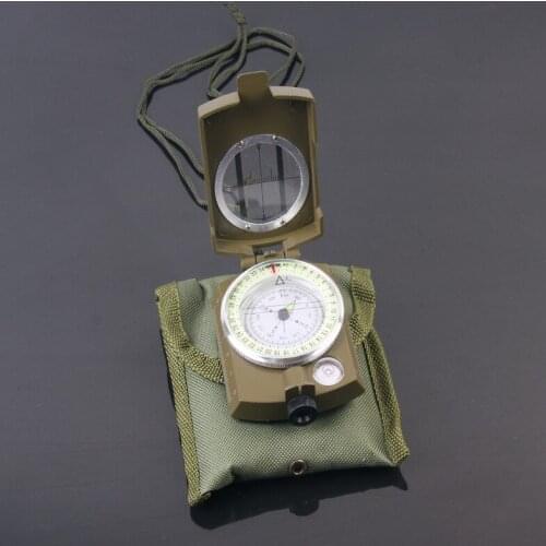 Outdoor camping Hiking Survival Button Design Compass Multifunction Practical Guider for Camping