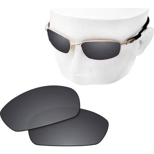 OOWLIT Polarized Replacement Lenses of Black Chrome for-Oakley Blender OO4059 Sunglasses