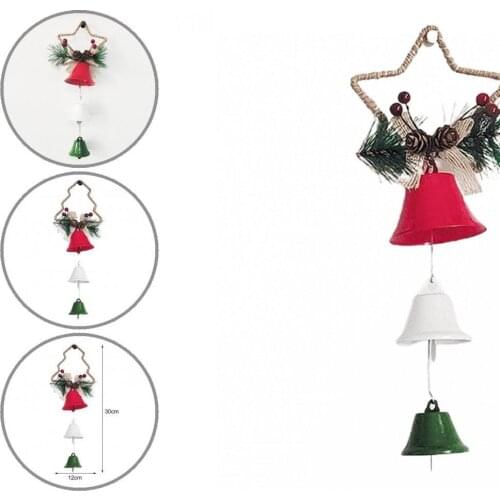 Portable Good Hanging Pendant Bell Christmas Decoration Lightweight Hanging Ornaments Attractive for Household