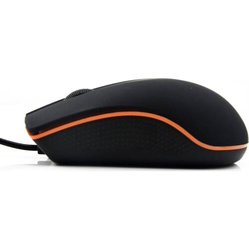 Matte Texture Business Office Home Laptop Wired Mouse 1200dpi Business-style Matte Texture Non-slip Design Luxurious Colors
