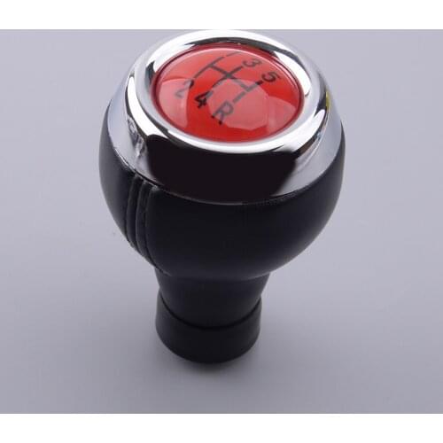 5 Speed Red Top Manual Gear Shift Knob Shifter Head Car Fit For Mini Cooper R55 R56 R57 R58 R59 R60 R61