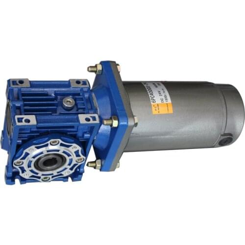 RV40 400W DC12V/24V DC Worm Gear Reducer / Speed Control / Permanent Magnet DC Motor / Speed Ratio: 5 7.5 10 15 20 25 30 40