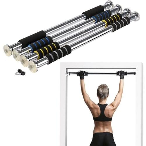 Steel Adjustable Door Horizontal Bars Training For Home Gym Workout Sport Fitness Pull Up Bar Arm Training Sit Up Bar Equipments