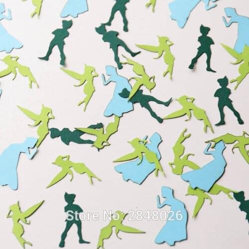 Tinkerbell confetti, Tink, Neverland, birthday decorations,table decor
