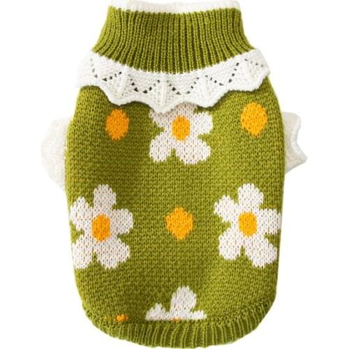 Winter Dog Sweater Clothes Suit For Chihuahua Small Medium Dogs Costume Pets Puppy Knitted Coat Jacket Frence Bulldog Yorkies