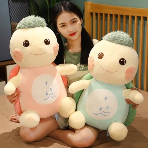 1pc 28-58cm Cartoon Plush Seaweed Tortoise Toy Cute Turtle Plush Pillow Stuffed Soft Cushion for Girls Baby Vanlentine Gift
