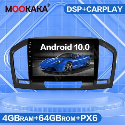 4G SIM Card Android 10.0 64GB Car GPS Navigation Radio For Opel Insignia 2008-2013 DVD Multimedia Player Head Unit Tape Recorder