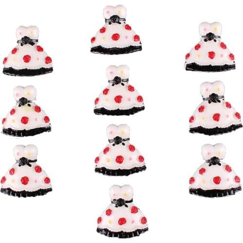 50pcs Girl Wedding Dress Resin Scrapbooking Hair Bow Clip Center Crafts Embellishment Charms Cabachons