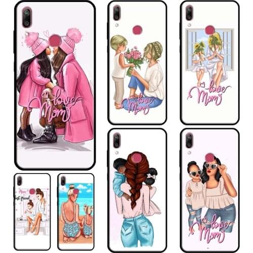 Super Mom Baby Girl Mother For Huawei Nova 5T 2Z 2 3 i Y7A Y6P Y5P 2020 Y3 II Y5 Y7 2017 Y9 2019 Y6 Prime 2018 Case