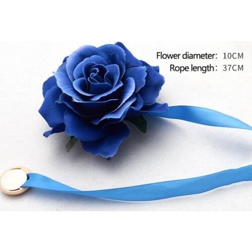 Flower Curtains Tieback Holder Magnet Curtains Buckle Clips Free Installation Curtain Tieback Home Decoration