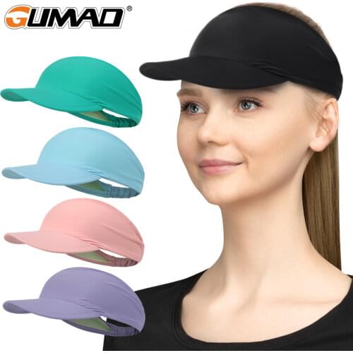 Breathable Sun Visor Cap Running Hat Beach Sports Golf Baseball Cycling Bike Hiking Tennis Soft Mesh Summer Caps Men Women