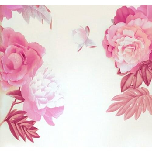 Red Flowers Photography Backdrops Photo Props Studio Background 5x7ft