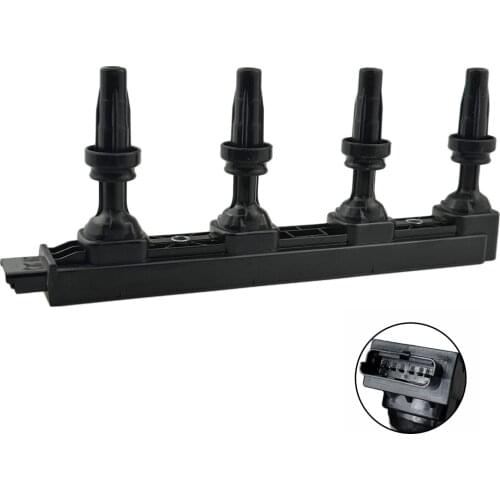 Auto Ignition Coil for Peugeot 2008 1.6L 2013- 301 307 Cross 308 308S 408 Citroen C3-XR C4L C-Quatre C4 Elysee DS 5LS 9800251580