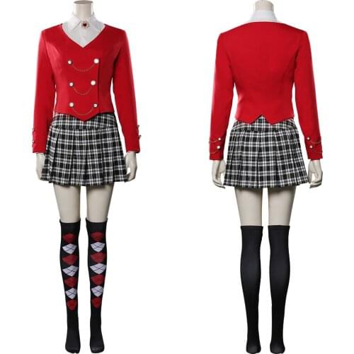 Heathers The Musical Heather Chandler Cosplay Costume Uniform Skirt Outfits Halloween Carnival Costumes
