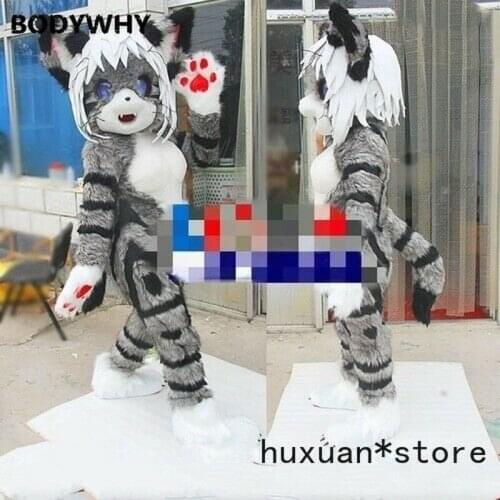 Fox Cat Mascot Costume Suits Cosplay Party Game Dress Outfit Carnival Xmas