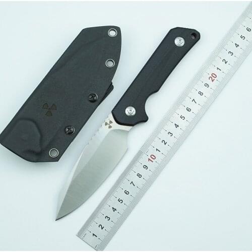 LEMIFSHE JR3019 integrated fixed D2 blade G10 handle outdoor camping hunting survival pocket kitchen fruit knife EDC tool knife