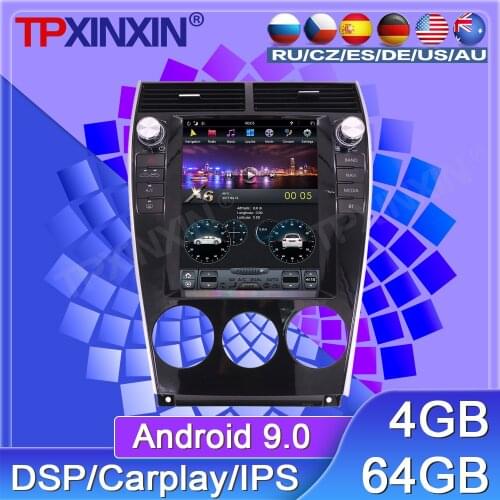 64G For Mazda 6 2002-2008 Android 9 Car Radio Tape Recorder Multimedia Player GPS Navigation Tesla 10.4 Vertical Big HD Screen