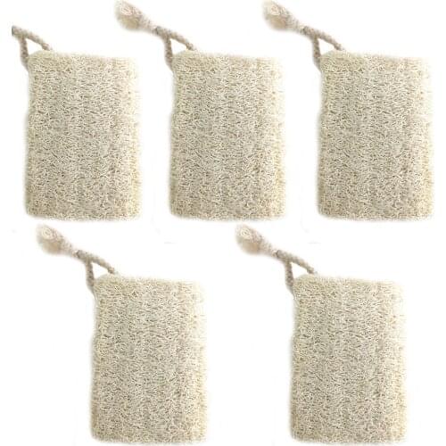 Natural Loofah Bathing and Rubbing Bathing Towel Loofah Rubbing Back Bathing Massage Pot Bowl Scrubber bathroom accessories