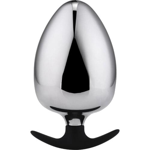 Metal Anal Plug 60/70/80mm Large Anal Beads Butt Plug G Spot Sex Toys For Men Prostata Massage Ass Dilation Anal Toys