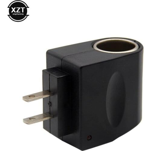 Car Cigarette Lighter Wall Power Socket Plug Adapter Converter 220V AC to 12V DC EU US Plug High Quality