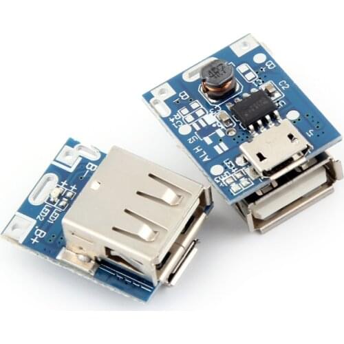 5V Boost Step Up Power Module Lithium LiPo Battery Charging Protection Board LED Display USB for DIY Charger 134N3P Program