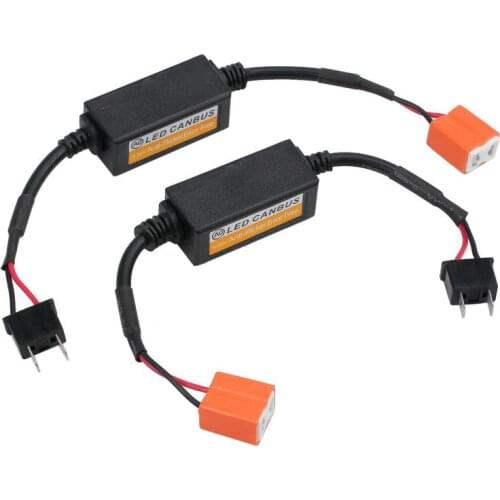 Anti Flicker Lamp Hoods Exterior Parts Auto Replacement Parts 1PC Headlight LED Canbus Decoder Canceller Error Free Resistor