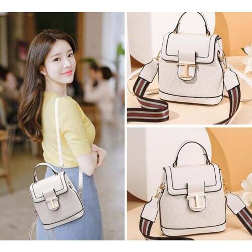 Hot sale free shipping fashion style small backpack womens pu leather double shoulder bags casual crossbody bag