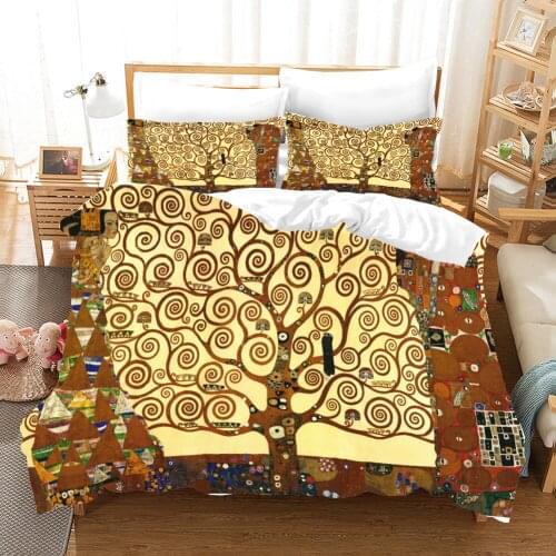 Oil Painting Series Bedding Set Home Textile Design Bedclothes Bed Linen Fashion Duvet Covers With Pillowcases