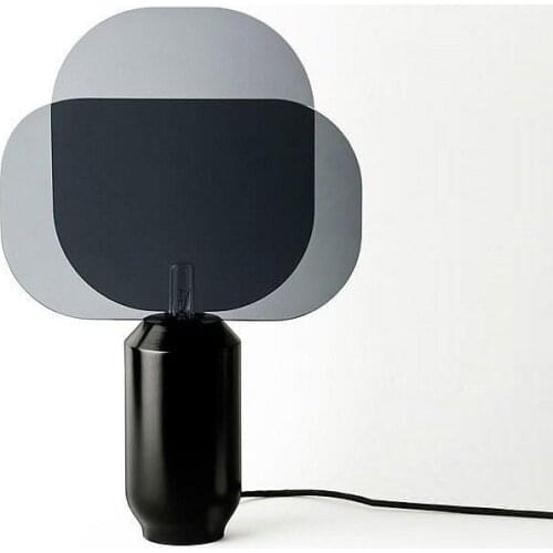 Nordic modern iron led glass led desk lamp table lamps for bedroom desk lamp living room lamp