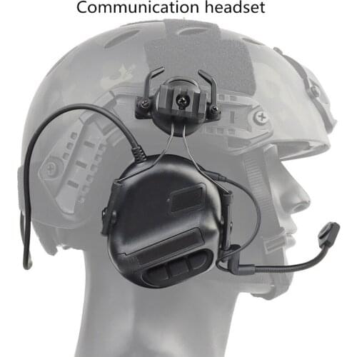 Tactical Communication Headset Helmet Telephone Hunting CS Confrontation Intercom Headphones Soundproof