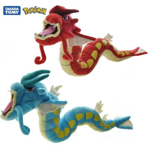 TOMY Pokemon Pikachu Gyarados 58cm Plush Toy Doll Red Blue Very Cool Plush Toy Ornaments Pillows Birthday Gifts for Children