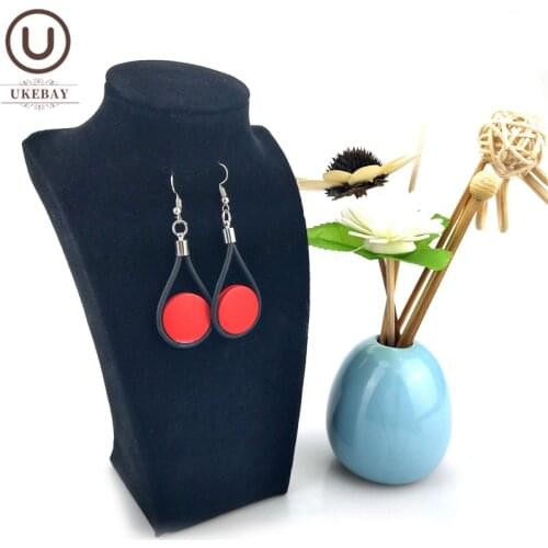 UKEBAY New Drop Earrings 2020 Fashion Designer Jewelry Women Korean Earrings Statement Wood Accessories Wedding Jewellery Boho