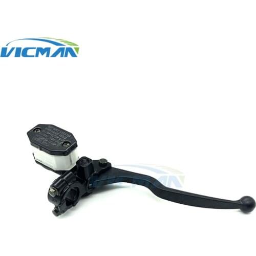 Motorcycle upper pump 7/8" 22mm handlebar Front Right Brake Master Cylinder Lever Handle Bar For SUZUKI GS125 GN125 GN250 GS250
