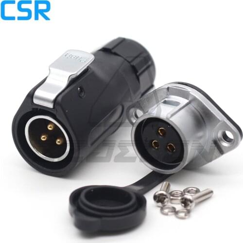 XHP20 , 2 3 4 5 6 7 8 9 10 12 Pin Waterproof connector Flange Panel Mount Connectors IP65 plug and socket
