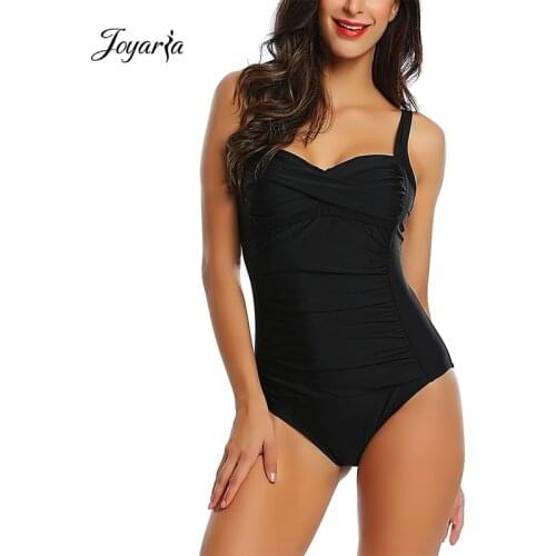 Joyaria Women Swimsuit Sexy One Piece Swimsuit Tummy Control Slimming Bikini Bathing Suit women Monokini Swimwear Beachwear