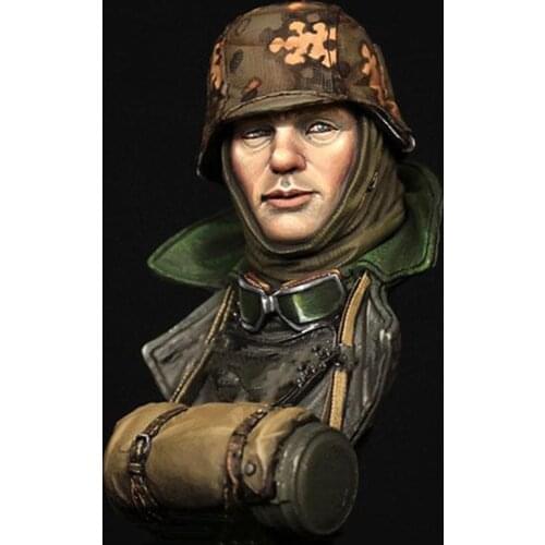 1/10 ancient man bust Resin figure Model kits Miniature gk Unassembly Unpainted