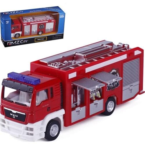 1:64 alloy Engineering vehicles,high simulation man Fire truck,Transport car toys,childrens educational toy,free shipping