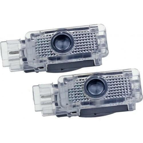 2Pcs LED Car Door Ghost Shadow Welcome Logo Projector Door Light For Mercedes Benz W203 W209 W240 R171 R199 C SLK CLK