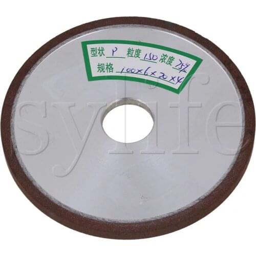 150Grit Aluminum Resin Diamond Flat Disc Grinding Wheel 100mmDia 6mm Thickness