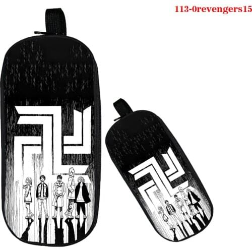 Tokyo Revengers School Supplies 3D Anime Pencil Case Stationery Case Makeup Box Storage Zipper Pouch Women Funny Cosmetic Bags