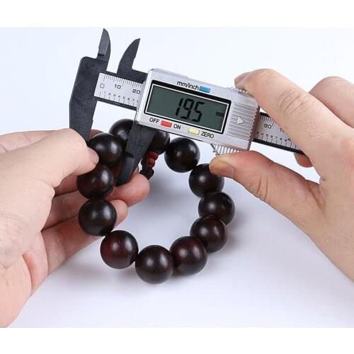 0-150mm Electronic Vernier Caliper Stainless Steel/Carbon fiber LCD Digital Caliper 6 inch Instrument Depth Measuring Tools