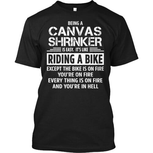 Men T Shirt Canvas Shrinker Women tshirt