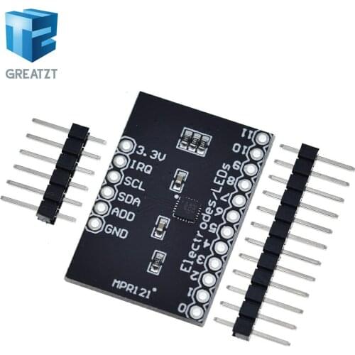 GREATZT MPR121 Breakout V12 Capacitive Touch Sensor Controller Module I2C keyboard Development Board For Arduino