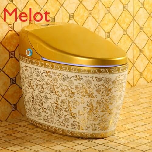 Germany Imported Automatic Flap Golden Smart Toilet Electric Integrated Multi-Function Color Toilet Instant Heating