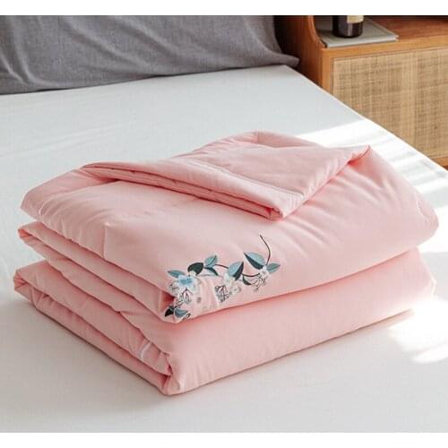 Summer Air Conditioner Washable Home Textile Cool Thin Quilt Throw Blanket Bedspread Soft Bed Cover King Queen Size Quilted