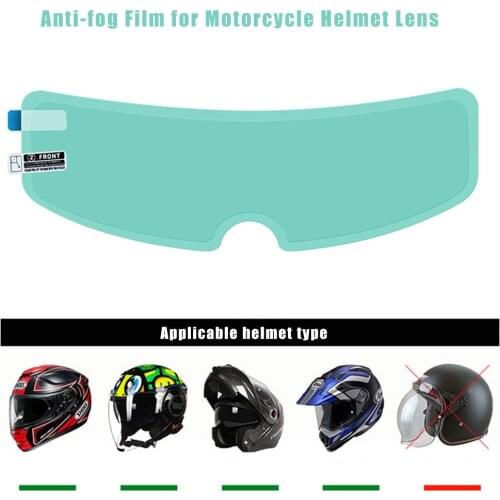 Rainproof Anti-fog Film for Helmet Sunproof Helmet Anti-fog Visor Film for Scooters Motorcycles