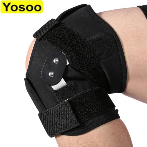 Adjustable Knee Brace Support Orthosis Patella Knee Fixing Pad Sleeve Knee Splint Support for Arthritis Pain Relief