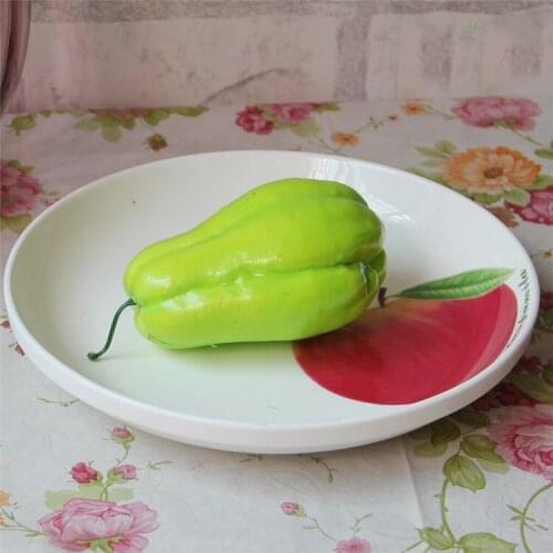 Green Choko Foam Simulation Vegetable Fake Fruit Toy Food Play House Toy Childrens Kitchen Decoration Teaching Aid 2021